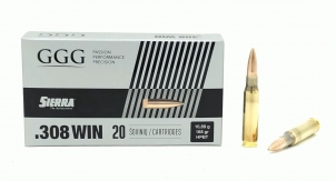 .308 Win FMJ 168 gr GGG SIERRA