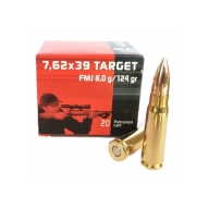 GECO 7,62x39 TARGET FMJ 8,0g 20 szt.