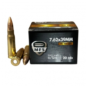 7,62x39 MFS / GECO FMJ 8,0g/124gr 