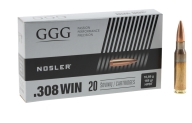 308 Win GGG GPX15 HPBT NOSLER 168gr