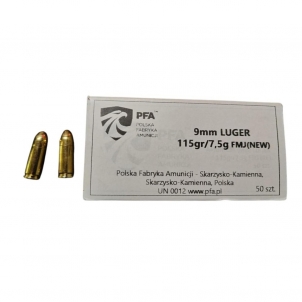 Amunicja PFA 9x19 FMJ 7,5g 