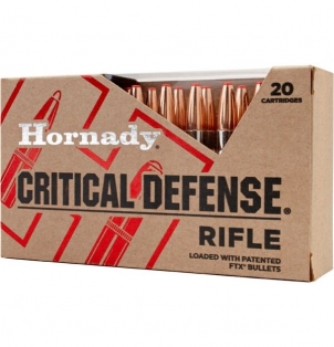 Hornady kal.223Rem FTX Critical Defense 55gr/3,6g (20szt) 80270