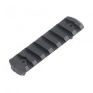DLG Tactical - Szyna polimerowa Picatinny montowana na M-LOK - 7 slotów - Czarny - DLG-111