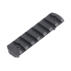 DLG Tactical - Szyna polimerowa Picatinny montowana na M-LOK - 7 slot&oacute;w - Czarny - DLG-111