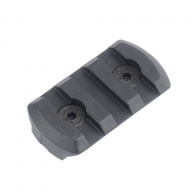 DLG Tactical - Szyna polimerowa Picatinny montowana na M-LOK - 3 sloty - Czarny - DLG-109