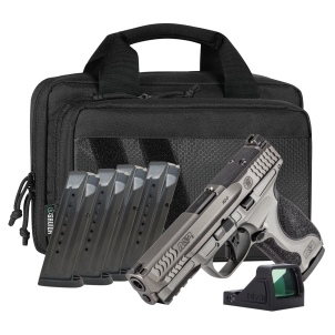 Pistolet Smith & Wesson M&P M2.0 Metal - 9x19mm - Tungsten Gray Viridian zestaw (14722) 