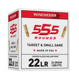 .22LR WINCHESTER, SUPER-X, HP COPPER PLATED, 2.33g/36grs (555szt.) 