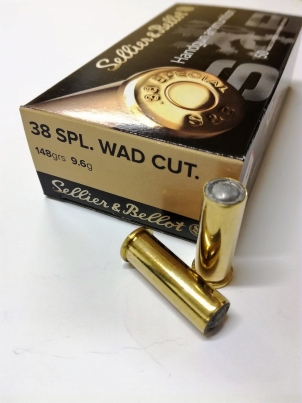 .38 SPECIAL WAD CUTTER S&B