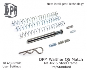 Mechaniczny system redukcji odrzutu Walther Q5 Match M1/M2 & Steel – Polymer Frame Pro/Standard