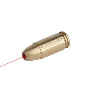 Nabój laserowy 9 mm Czerwony laser Mosiężny Vector Optics