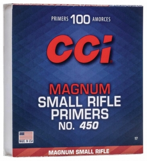 Spłonki CCI karabinowe małe magnum no.450
