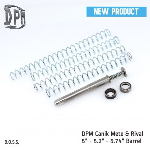Mechaniczny system redukcji odrzutu DPM Canik Mete & Rival 5″ – 5.2″ – 5.74″ Barrel Length